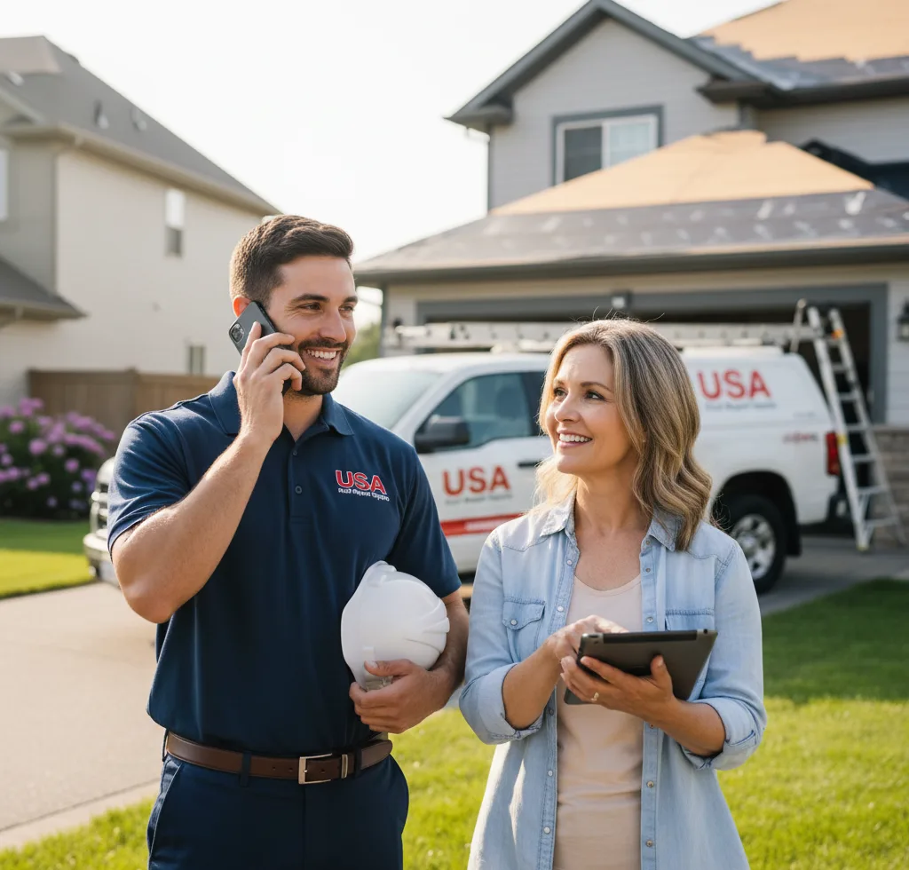USA Roof Repair Experts customer support in Axton